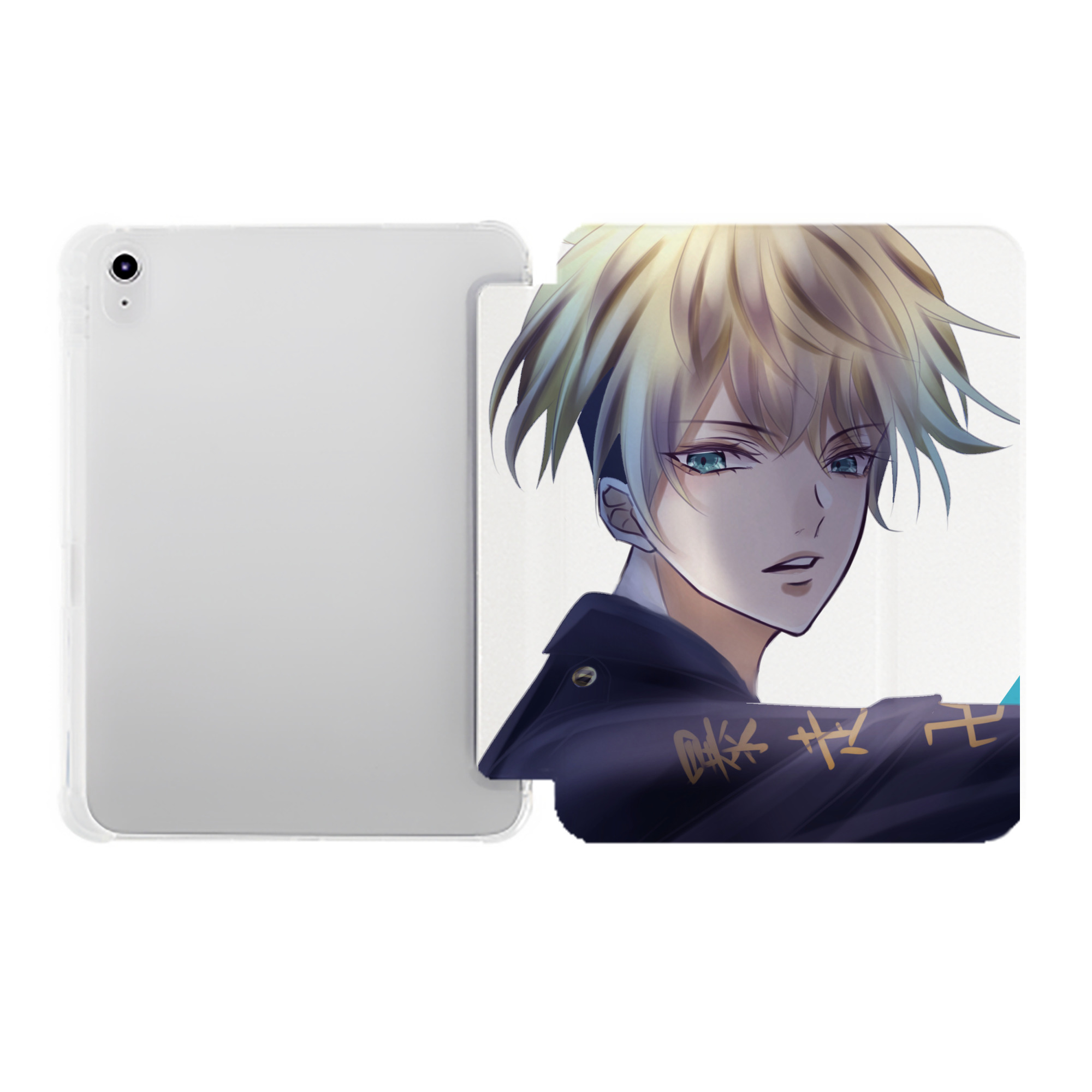 （画像用） 東京リベンジャーズ Tokyo Revengers IPad ケース ペン収納付き 三つ折りスタンド PUレザー×シリコン 対応機種9.5/10.5/10.9インチ